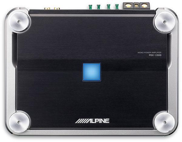 Alpine PDX-1.1000 1000 Watt RMS Mono Digital Amplifier Stackable