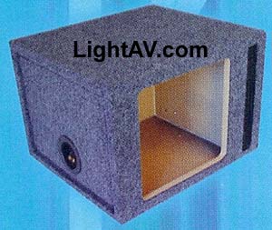 10 inch square subwoofer box