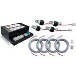 Crime Stopper ST-906 4M Strobetronix 90 Watt 6 Outlet Power Supply with 4  InchM Inch Bulbs