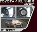 Bassforms BF1124RUN Toyota 03-Up, One 12 Inch Sealed, Right Side, Use Trunk Space 
