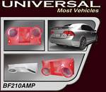 Bassforms BF210AMP Universal Two 10 Inch Sealed, Amp. Rack, Most Vehicles  
