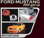 Bassforms BF210STANG 2005+ Ford Mustang Coupe/Convertible 1 - 10 Inch Custom Fiberglass Box, Right/Left