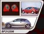 Bassforms BF112206 Peugeot 00-Up 206, Single 12 Inch Sealed, Right OR Left 