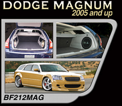 Bassforms BF210MAG 2005 and Up Dodge Magnum (1) 10 Inch on Each Side Sealed, Righ OR Left