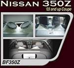 Bassforms BF350Z 2003-2006 Nissan 350Z Coupe, 2 - 10 Inch Custom Fiberglass Box
