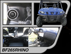 Bassforms BF265RHINO Yamaha Rhino, Two 6.5 Inch Custom Fiberglass Box Right/Left, Front/Rear