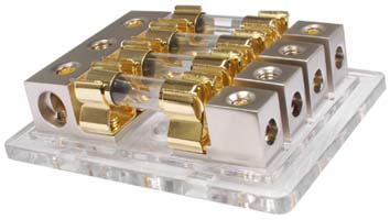 Earthquake FBAG4 3 X 4G in 4 X 8G out AGU Fused Distribution Block