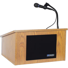 Amplivox S250-OK Wireless Tabletop Lectern Oak