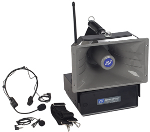 Amplivox SW610A Wireless Half-Mile Hailer with 50-watts of power.