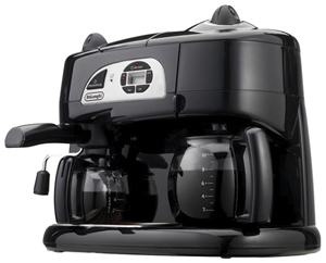 De'Longhi BCO120T COMBINATION ESPRESSO & DRIP COFFEE MAKER WITH PROGRAMMABLE TIMER