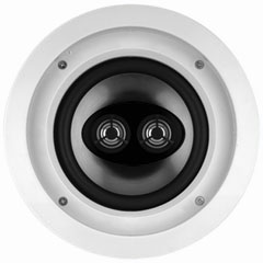 Infinity CS60RDT 2-Way 6-1/2 Inch Round In-Ceiling Stereo Loudspeaker with Dual Tweeters
