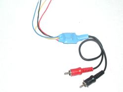 PIE P-EIP-LOC-FM 25-Watt Fixed 2ch Line Out Converter-Male RCA