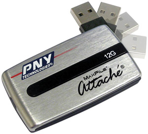 PNY P-HD12GU20-RF MaxFile USB 2.0 Micro Hard Drive (12 GB)