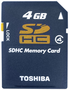 PNY P-SDHC4G4-RF3 Class 4 High-Capacity Secure Digital Card (4 GB)