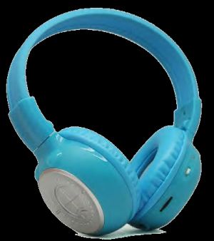 Power Acoustik HP-K1B Single Channel IR Kids Headphone, Blue each