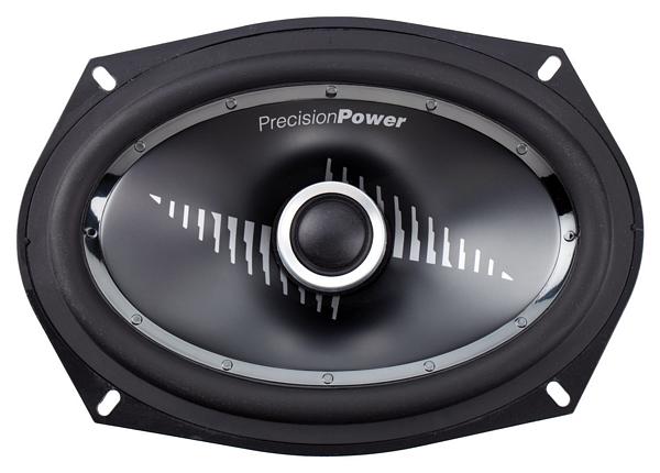Precision Power PC.572 Power Class 5 x 7 Inch 2 Way 4 Ohm 120 RMS Zirconium Laminate Cone Coaxial Speakers 1 Inch silk dome tweeter