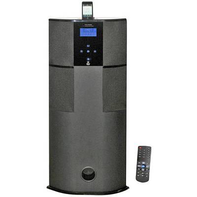 Pyle PHST90IBK 2.1-Channel 600-Watt Home Theater Tower with iPod Docking Station - Black Wood Finish 