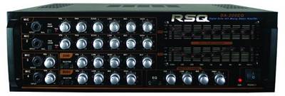 RSQ RSQ-DA200EQ 600 Watts 2 Channel Karaoke Mixing Amp