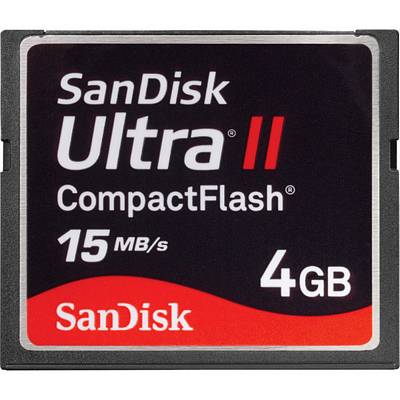 Sandisk 4GB 15MB/s Ultra II CompactFlash Memory Card  SDCFH-004G-A11