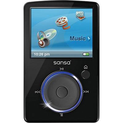 Sandisk 2GB Black Sansa Fuze MP3 Player with 1.9 Inch color TFT LCD screen SDMX14R-002GK-A57