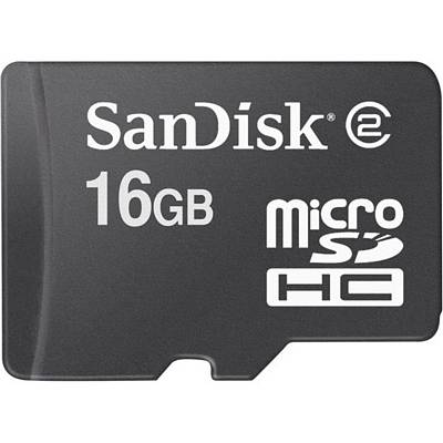Sandisk 16GB micro SDHC Memory Card  SDSDQ-016G-A11M