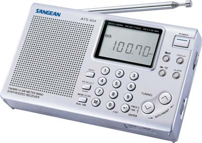 Sangean ATS-404 Digital AM/FM 14-Shortwave World Band Radio