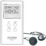 Sangean DT-120/WHITE White Pocket AM/FM Receiver 