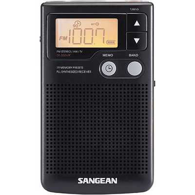 Sangean DT-200VX Portable AM/FM/TV Pocket Radio 