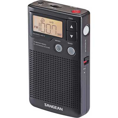 Sangean DT-200X Portable AM/FM/TV Pocket Radio 
