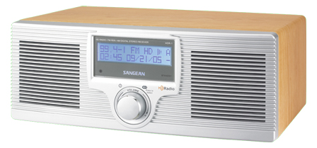 Sangean HDR-1 Tabletop HD Radio Tuner With Alarm
