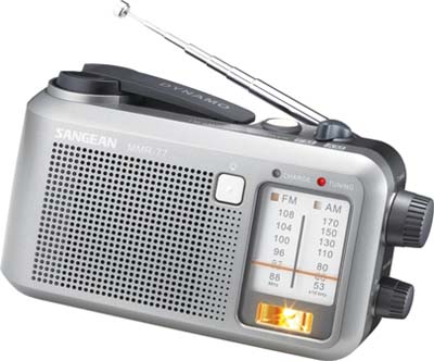 Sangean MMR-77 Multi-Powered AM/FM Multi-purpose Radio