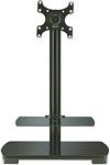 SANUS SYSTEMS FFSF1A-SB1 Flat Panel Foundation Small Flat Panel TV Stand (Silver & Black)