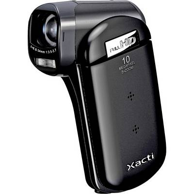 Sanyo VPC-CG20BK Black 1080 Full HD Video Camcorder with 10MP Digital Still Capture and 5x Advanced Optical Zoom