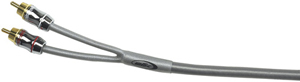 SCOSCHE A3TWD Dual-Channel, Stealth Black PVC Twisted Pair Interconnect Cable (3 ft)