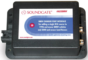 SOUNDGATE AUXBMWV2/AUXBMW Auxiliary Interface (96-04 BMW)