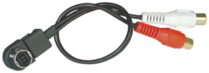 SOUNDGATE AUXCBLALPAI Auxiliary Input Cable (Alpine AI-NET to RCA Cable)
