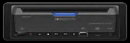 SoundStream VDVD-165 DIN DVD Player with 32GB SD/USB for MP3/MP4/DivX Playback