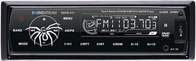 SoundStream VDVD-311  In-Dash DVD/DVD-RW/VCD/MP-3/MP-4/DivX and AM/FM Receiver