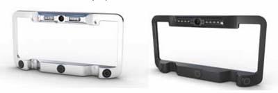 SoundStream VLP-2CSB License Plate Frame W/ Color Camera, Object Sensor, & 8 IR LEDs Black