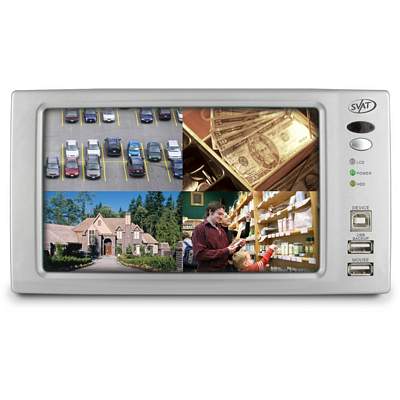 SVAT CLEARVU1A Web-Ready 4-Channel DVR With 7 Inch LCD - DVR Only