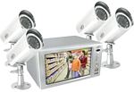 SVAT CLEARVU1 Web-Ready 4-Channel DVR with 7 Inch LCD and 4 Night Vision Cameras