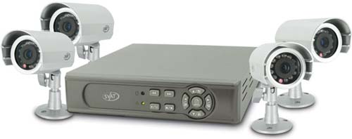 SVAT CLEARVU2 4 Camera Do-it-Yourself Compact DVR System