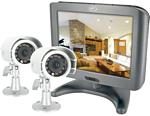 SVAT CLEARVU6 8 Inch LCD Monitor and 2 Hi-Res Indoor/Outdoor Night Vision CCD Security Cameras