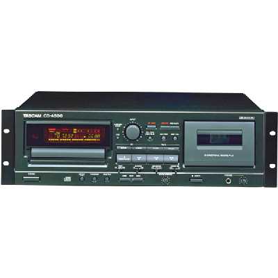 Tascam CD-A500 Combo CD Player and Cassette Recorder