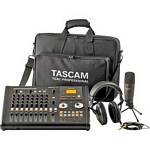 Tascam STUDIO2GOPACK Digital 8-Track Recording Bundle with Mic and Headphones 