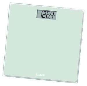 TAYLOR 753041034 Razor-Thin Glass Lithium Electronic Scale