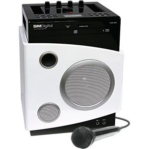 THE SINGING MACHINE SMD-568 DELUXE PORTABLE KARAOKE SYSTEM WITH USB/SECURE DIGITAL CARD SLOT