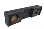 Atrend A152-10CP A152-10CP Dual 10 Sealed Down Firing Subwoofer Box for 1999 - 2007 Chevrole t- GMC Silverado - Sierra Extended Cab Carpeted