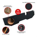 Atrend A201-10CPV Single 10 Mass Loaded Vented Subwoofer Box For 2002 - 2018 Dodge Ram Quad Cab *2019 Legacy