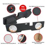 Atrend A202-10CP Dual 10 Sealed Subwoofer Box for 2002 - 2018 Dodge Ram Quad Cab *2019 Legacy Carpeted